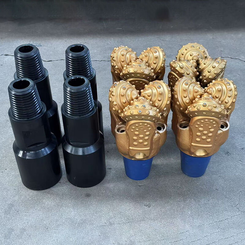 Τρυπάνι PDC με επίπεδη κορυφή για ανίχνευση οριζόντιων φρεατίων, σφυρήλατο εργαλείο γεώτρησης, τρυπάνι PDC 8 1/2 ιντσών (215,9 mm) με 3 λεπίδες