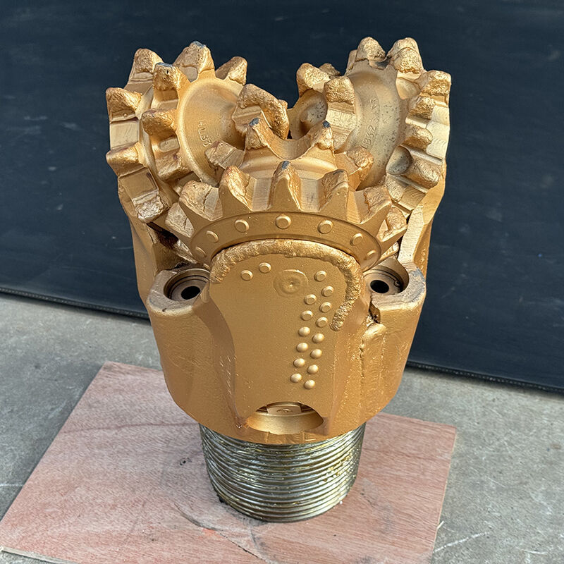 Τρυπάνι τριών κώνων με δόντια φρέζας 9 7/8 ίντσες (250mm) IADC137 για γρήγορη διάτρηση σε μαλακούς σχηματισμούς