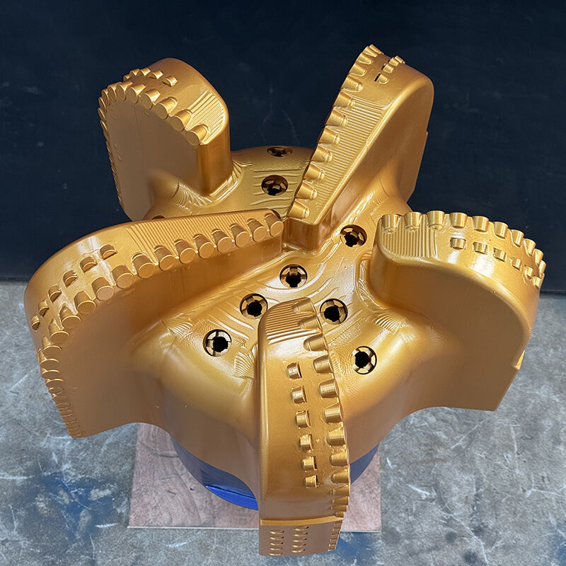 Πετρέλαιο νερό πηγάδι 5 λεπίδες διπλή σειρά κοπτήρες διαμάντι Pdc γεωτρήσεις Bit Bit για πώληση